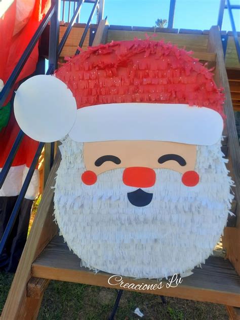 Piñata Santa Claus piñata navidad christmas party decor Party