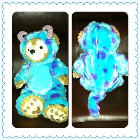 Duffy the Disney bear dressed in his new Sully costume. :) #Disney #duffythedisneybear | Duffy ...