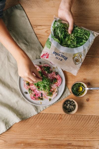 Chioggia R Ben Carpaccio Mit Rucola Salat Rezept Ja Nat Rlich