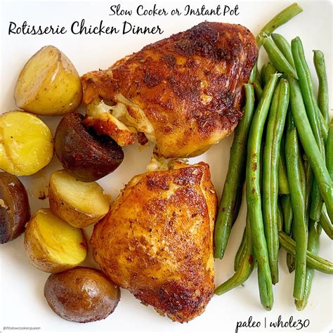 Video Slow Cookerinstant Pot Rotisserie Chicken Dinner Paleo Whole30 Cover Fit Slow