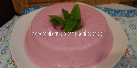 Pudim Gelatina De Morango Iogurte Receitas Sabor