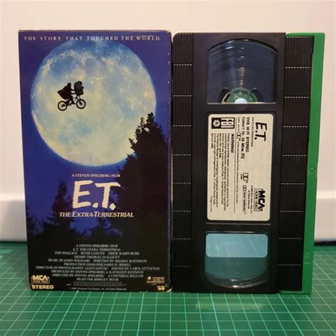 E T THE EXTRA TERRESTRIAL VHS 1982 Version Originale Vert Noir