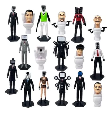 Figuras Juguetes Terror Taza Wc Skibidi Toilet Bacin Cuotas Sin