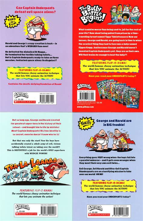 Captain Underpants 10 Book Set Big Bad Wolf Books Sdn Bhd