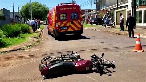 Em Acidente No Alto Alegre Motociclista Fica Ferido E Carro Atinge