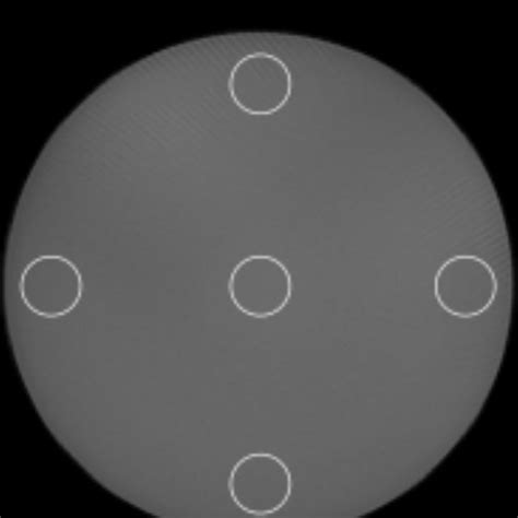 Catphan Uniformity Module Ctp486 Rois Were Generated At The Center Download Scientific