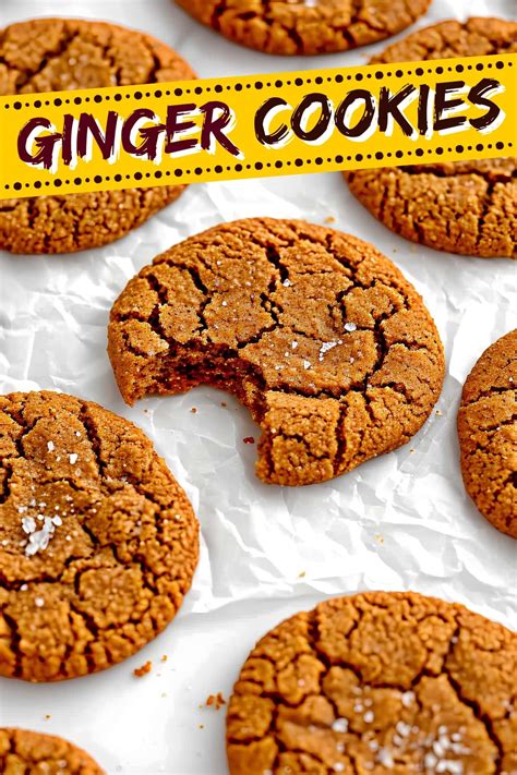 Ginger Cookies (Soft and Chewy Recipe) - Insanely Good