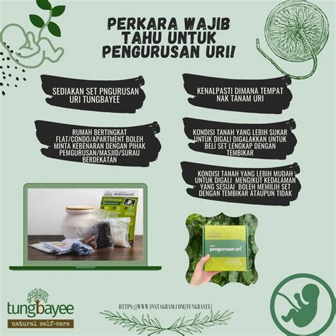 Tungbayee Set Lengkap Pengurusan Uri The Baby Store