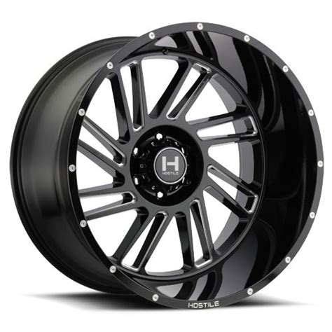 Hostile Wheels H110 Stryker 6lug 20x12 Blade Cut 6x135 44mm 87mm