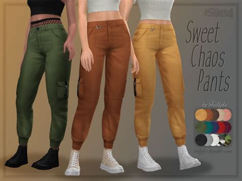 Trillyke Sweet Chaos Pants Sims 4 Sims Sims 4 Clothing