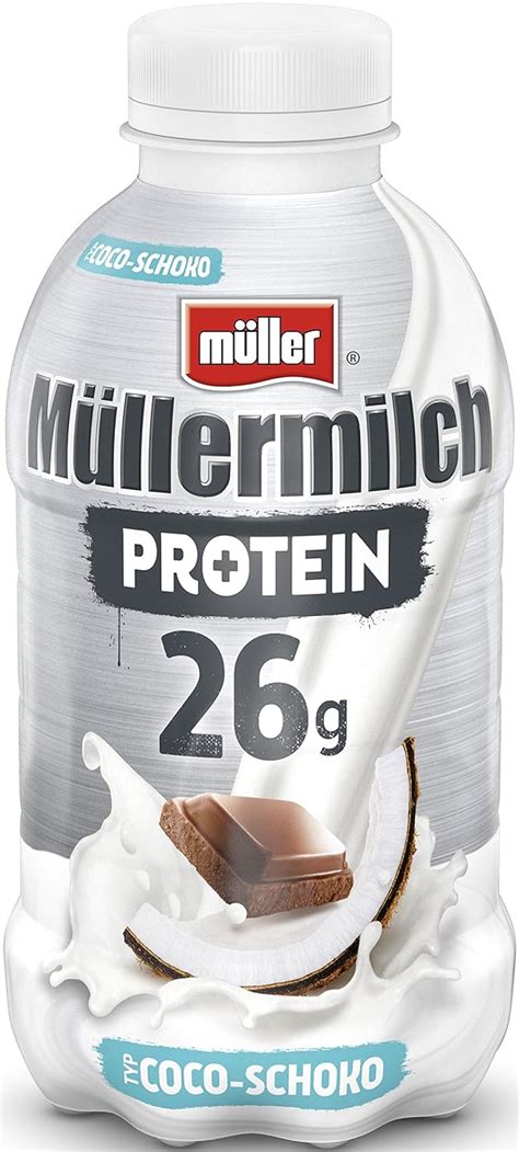 Müllermilch Protein Coco Schoko 400 ml Amazon de Lebensmittel Getränke