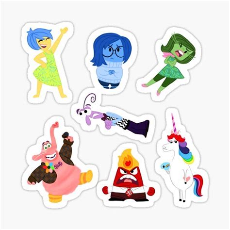 Pegatinas Inside Out Disney Sticker Cute Stickers Sticker Collection