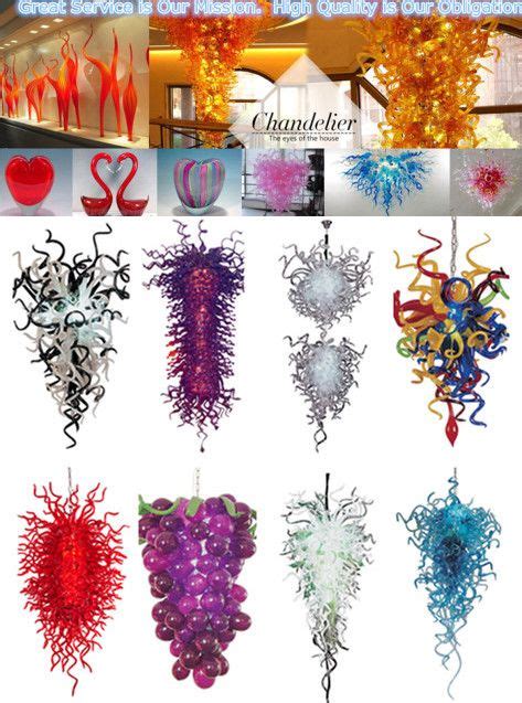 Modern Mouth Blown Pendant Lamps Borosilicate Murano Glass Dale Chihuly Art Country Style Pretty