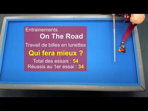 Billard français Billiard E Learning Entrainement On The Road