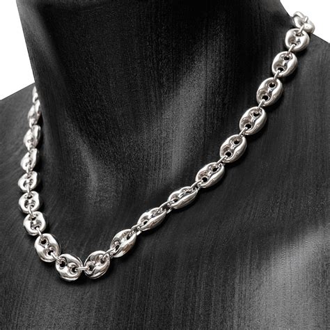 Collier Grains De Caf X Mm Cm Argent Rhodi G