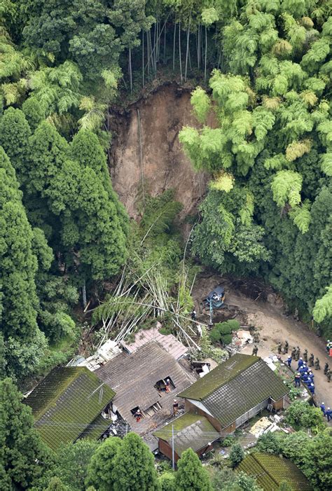 Heavy Rains Caused Flooding Landslides In Japan