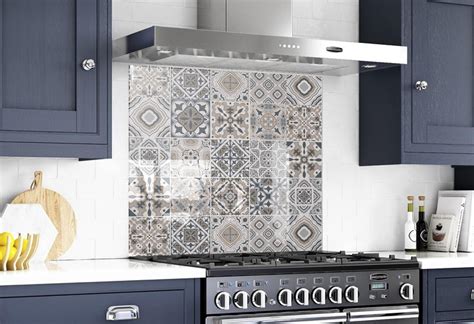 Glass Tile Kitchen Backsplash Behind The Stove Decor Solid Etsy Glass