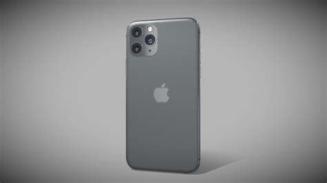 Apple iPhone 11 Pro Space Gray - Buy Royalty Free 3D model by madMIX ...