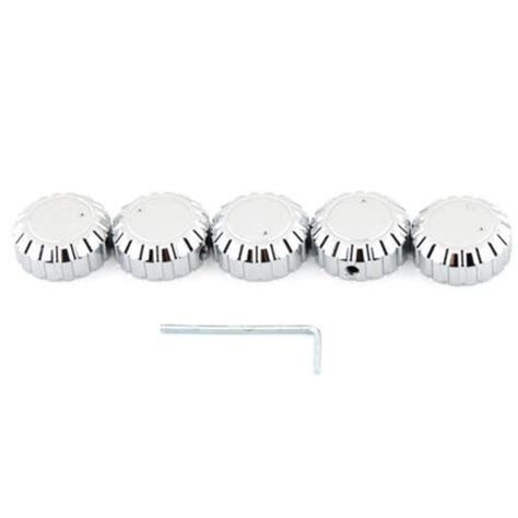 5x Chrome Radio Stereo Knobs Cover Cap For Honda Goldwing 1500 Gl1500 1988 2000 Ebay