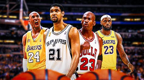 Spurs Icon Tim Duncan Expertly Evades Michael Jordan Lebron James