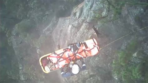 Man Who Broke Legs While Rock Climbing On A Cliff In The Blue Mountains