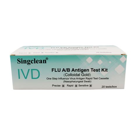 Nasopharyngeal Swab Singclean Rapid Sensitive Flu A B Test For