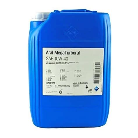 ᐉ Моторное масло Aral MegaTurboral LA 10W 40 20 л 15BD3B