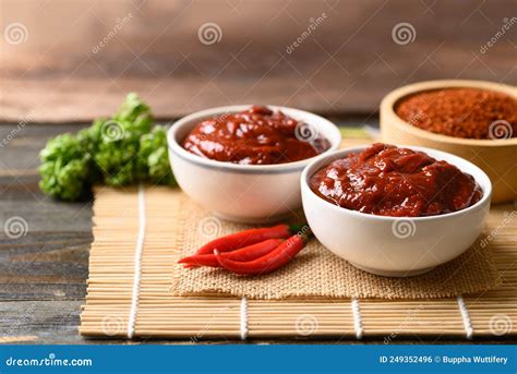 Korean Gochujang Red Chili Paste Stock Photo Image Of Health Cooking