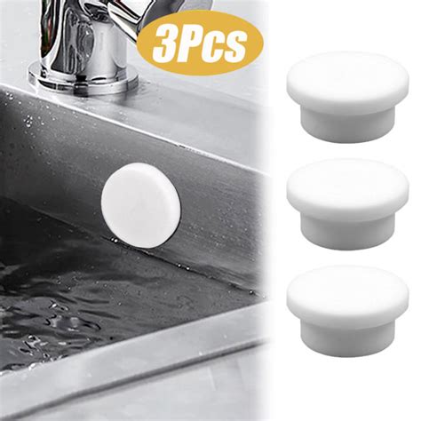 Pcs Silicone Sink Hole Overflow Cover For Kitchen Bathroom Basin Trim