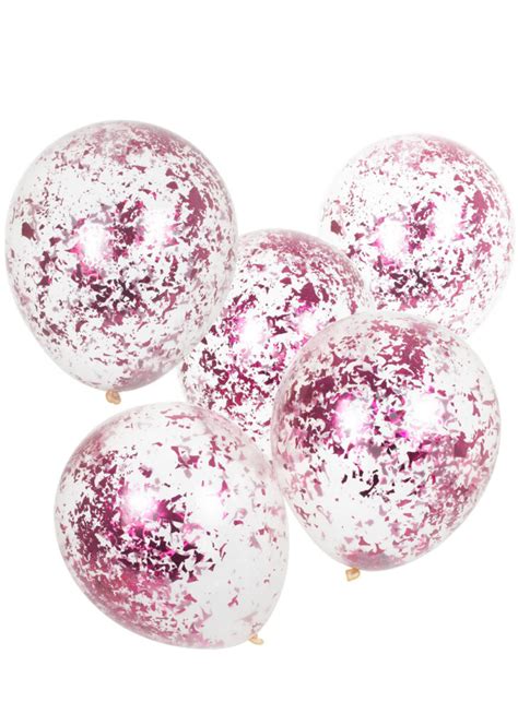 Bouquet De Ballons Confettis Roses Ginger Ray Aux Feux De La F Te