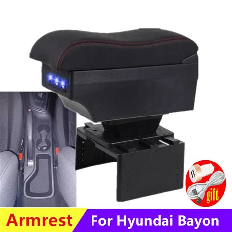 For Hyundai Bayon Armrest Box For Hyundai Bayon Car Armrest Central