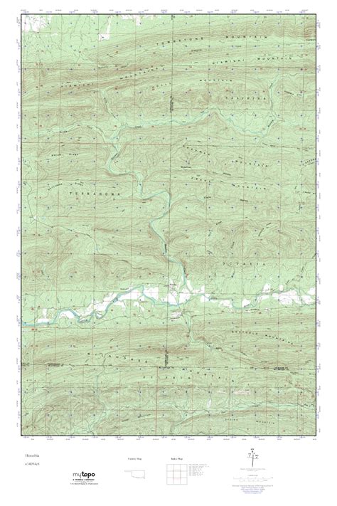 Mytopo Honobia Oklahoma Usgs Quad Topo Map