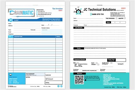 Custom Invoice Book Free Delivery Australia Wide