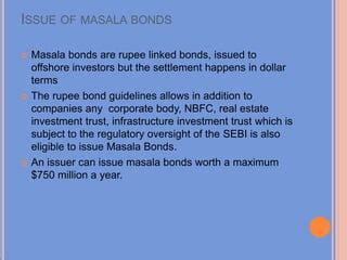 Masala bonds | PPT