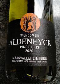 Wijndomein Aldeneyck Pinot Gris Frisse En Strakke Kwaliteitswijn