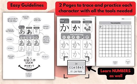 Learning Japanese Workbook For Beginners How To Write And Read