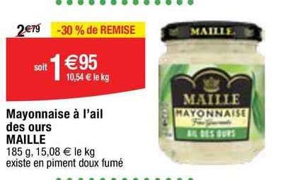 Promo Mayonnaise L Ail Des Ours Maille Chez Migros France Icatalogue Fr