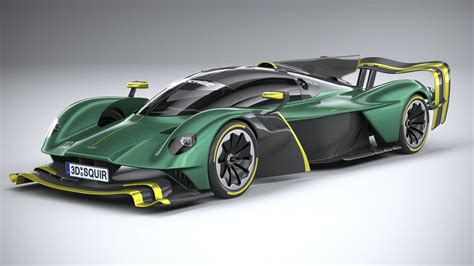 Aston Martin Valkyrie AMR Pro 2022 3D Model 129 C4d 3ds Fbx Lwo