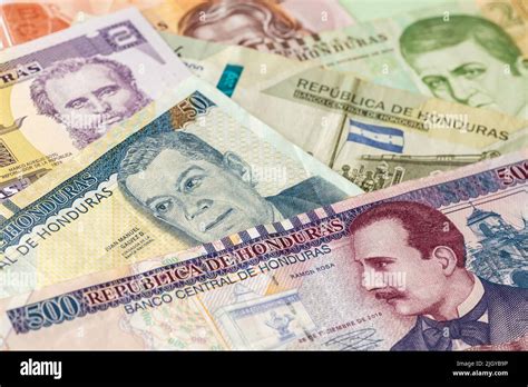 Honduras Money Paper Banknotes Creative Currency Business Banking