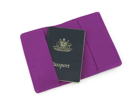 Purple Watercolour Floral Passport Holder Passport Cover Etsy