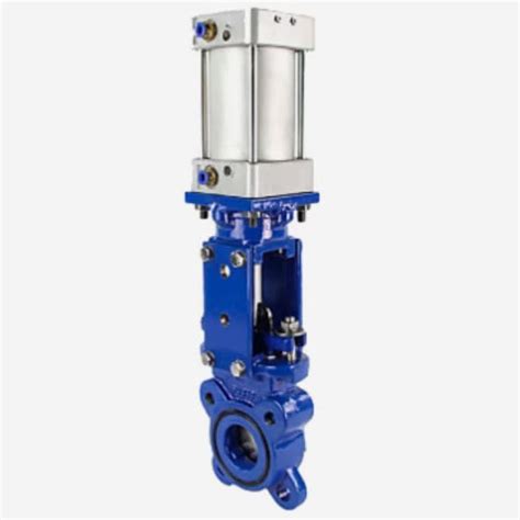 Knife Gate Valve D040 06718 Simple Valve S L Pneumatically Operated Regulating Shut Off