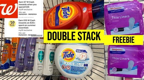 Walgreens Easy Double Stack Free Pads Cheap Tide Run Youtube