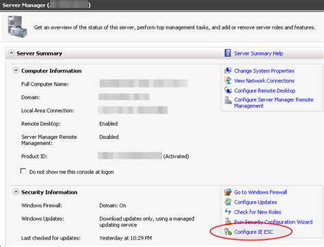 How To Turn Off Internet Explorer Enhanced Security Configuration • Conetix