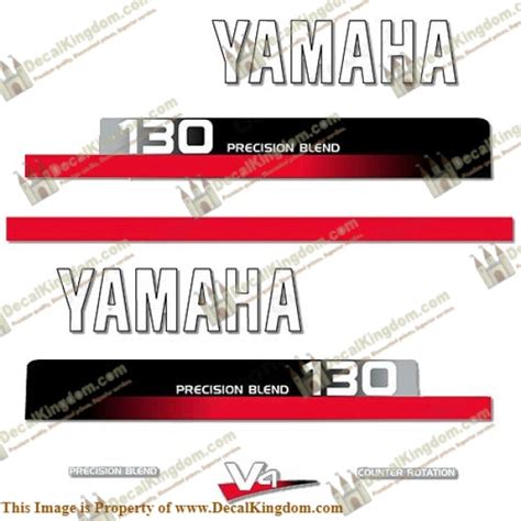 Yamaha 130 Precision Blend Decal Kit