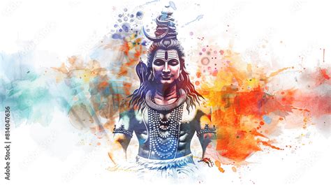 beautiful digital painting  lord shiva  lingam  symbol  divine