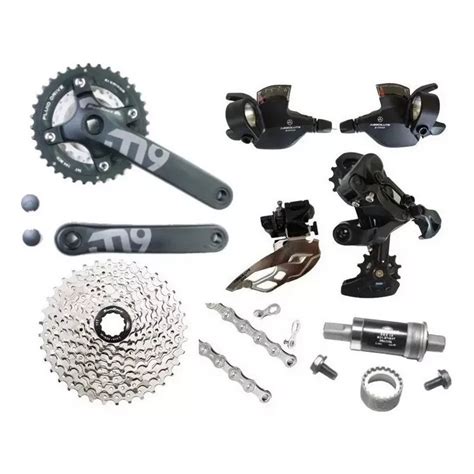 Kit Grupo P Bike Sunrace Absolute 9v 18v Completo 7 Peças Shopee