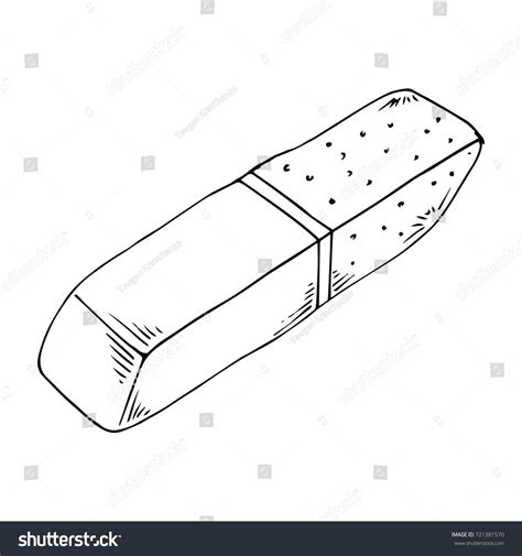 Eraser Icon Vector Illustration Eraser Pencil Stock Vector Royalty