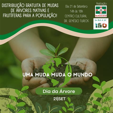 Distribuição gratuita de mudas de árvores nativas e frutíferas O