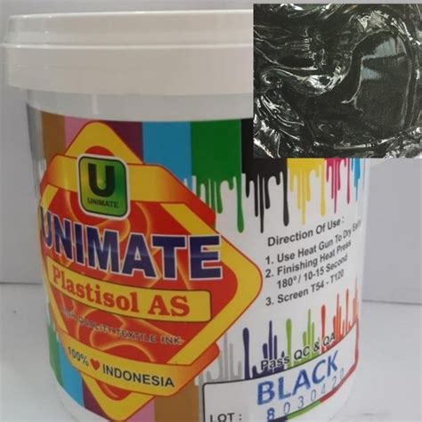 Jual Tinta Sablon Plastisol Hitam Black Di Lapak Era Sablon Sps Bukalapak