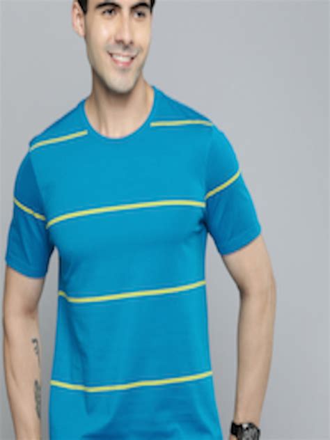 Buy Mast And Harbour Men Round Neck Short Sleeves Striped T Shirt